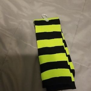 Striped mid-calf high socks, men's and women's